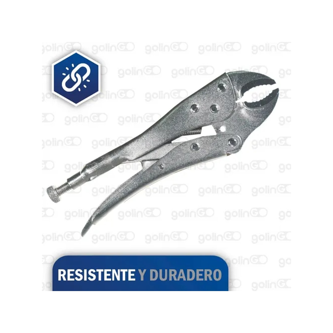 Pinza Presión Mordaza Curva Herramienta Acero Inoxidable 7''