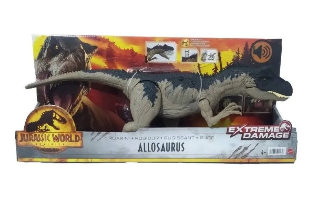 JURASSIC WORLD ALLOSAURUS MATTEL