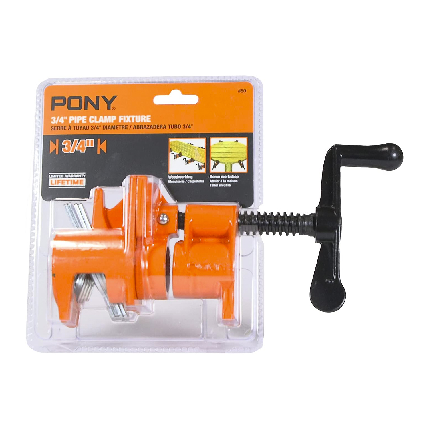 Sargento Prensa Para Tubo 3/4 Pony Jorgensen Carpintería