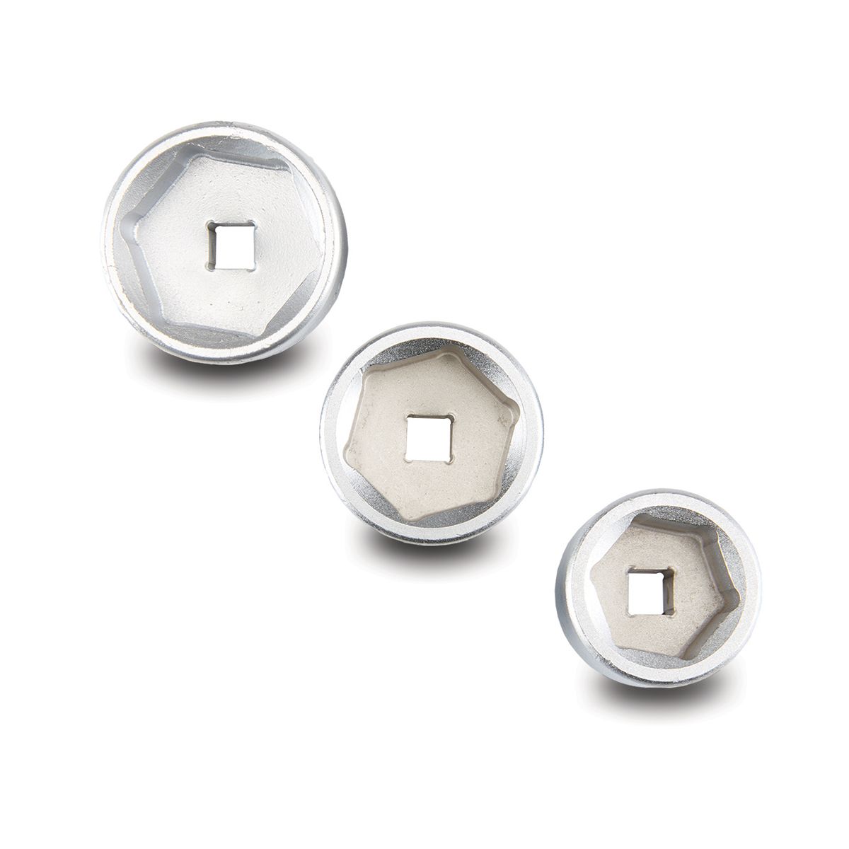 juego de dados para quitar filtros de aceite  3/8 , 3 pc GM, VW y BMW. 