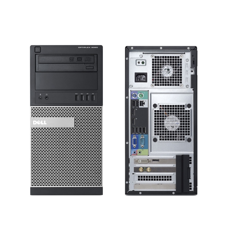 PC Dell OptiPlex 9020 MT- Core i5, 4ta gen- 8GB RAM- 1TB HDD- Monitor 17"- Windows 10 Pro- Equipo Clase A, Reacondicionado. 