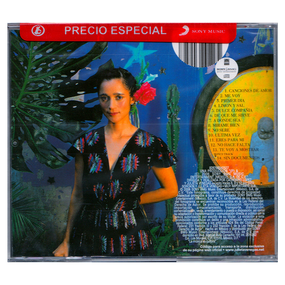 CD Julieta Venegas / Limón y Sal