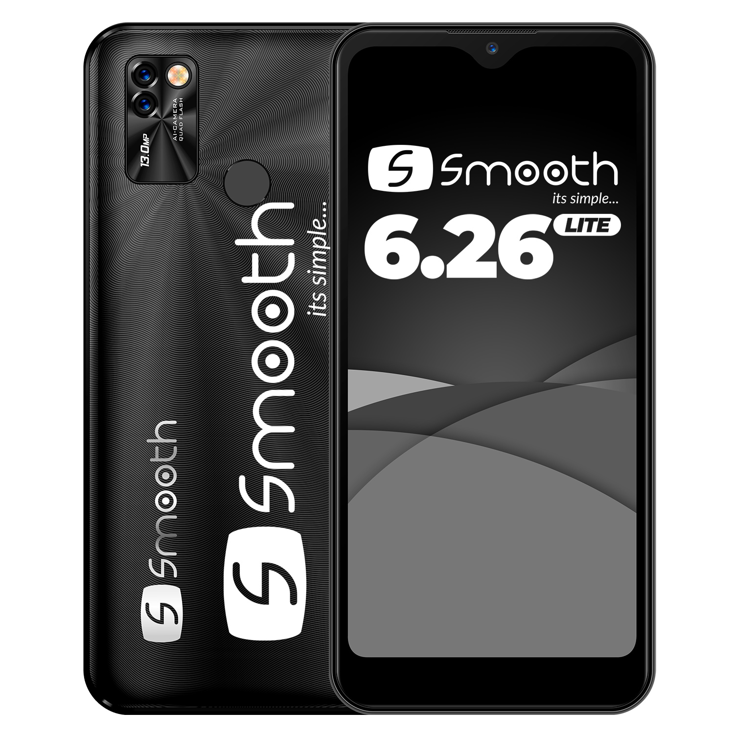 Celular Smooth 6.26 Lite 4G 32GB/1GB- Negro