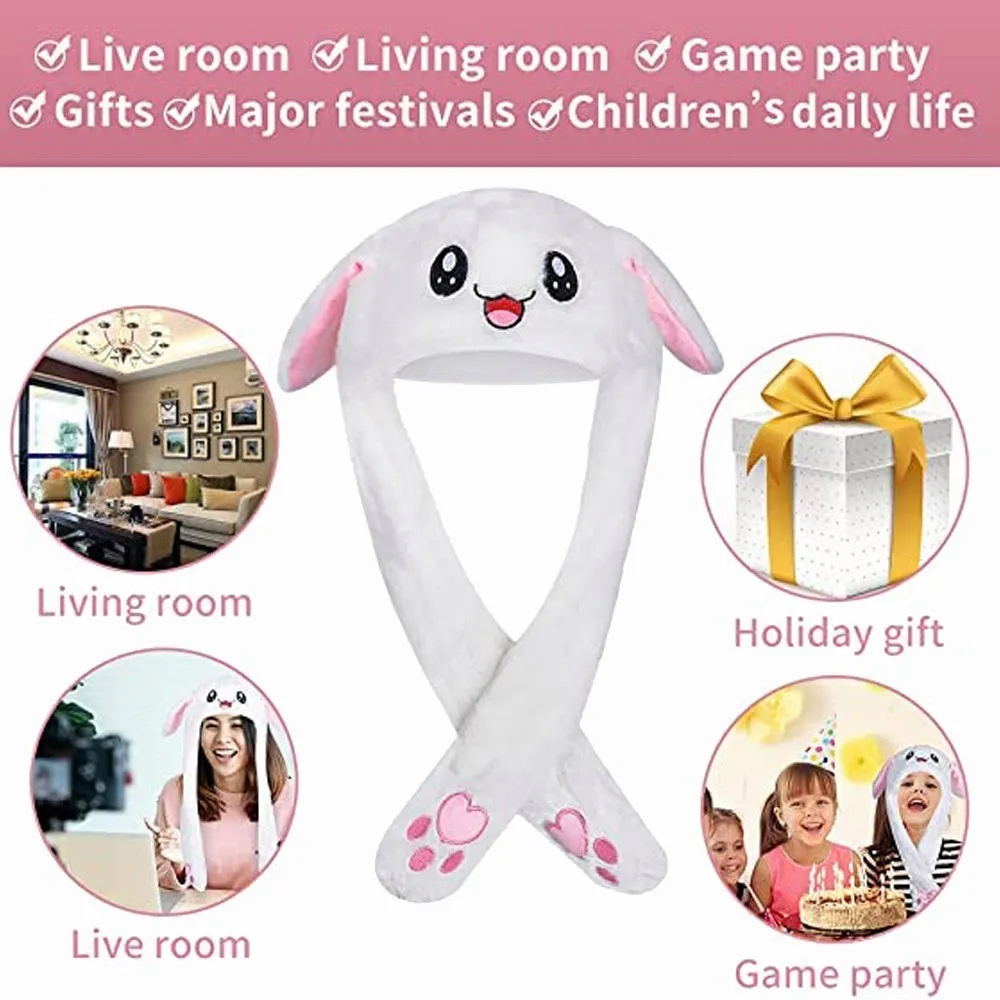 Gorro Conejo Bts Twice Kpop, Las Orejas Se Moverán