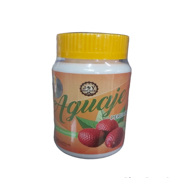 Aguaje Peruano con 30 capsulas de 500 mg c/u