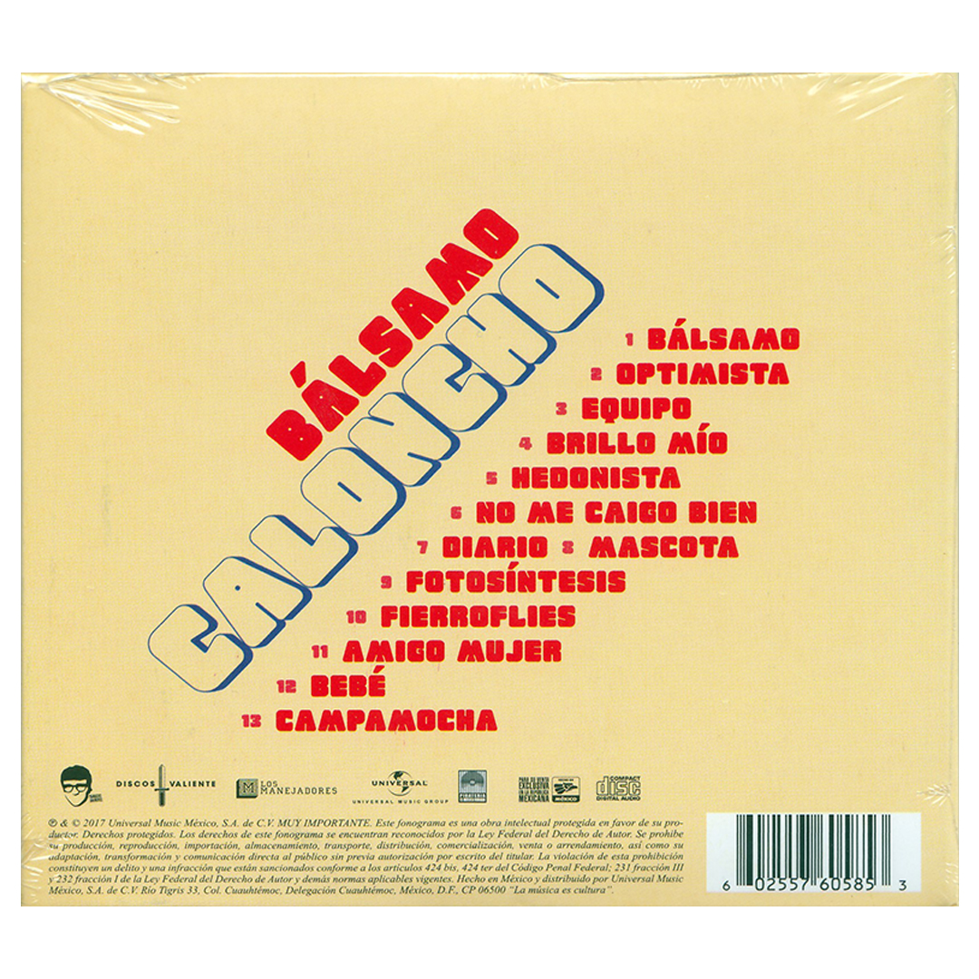 CD Caloncho / Bálsamo