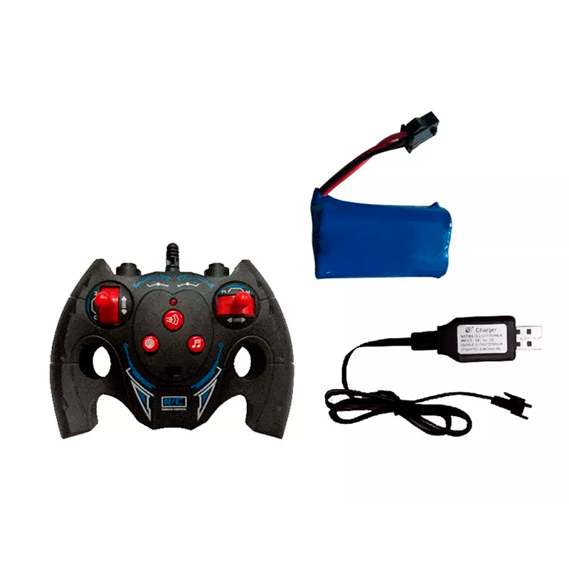 Carro A Control Remoto - Bateria Recargable Musica Y Humo