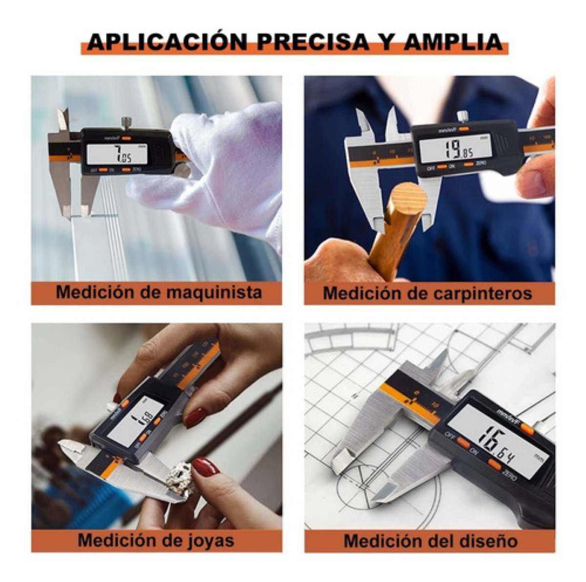 Calibrador Vernier Digital Lcd Pie Rey 15cm Acero Inoxidable