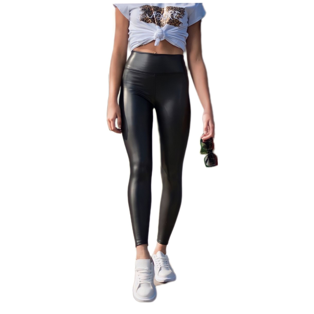 Leggins vinipiel afelpado Elásticos para Mujer