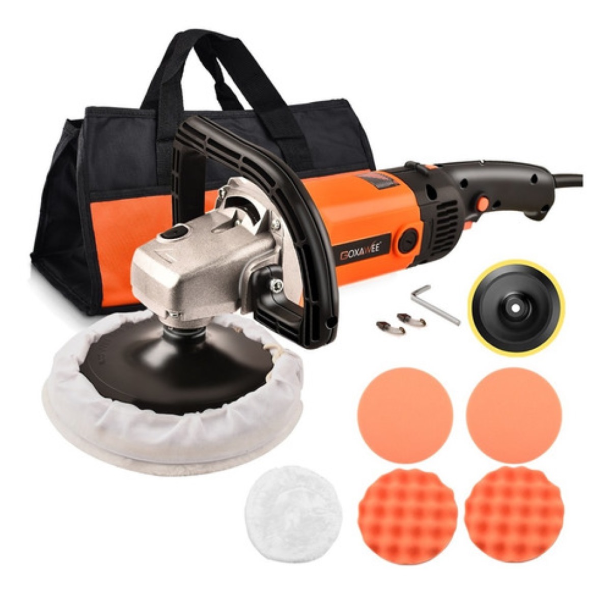 Pulidora Para Autos Motocicleta Goxawee Prof. 7 180mm 1400w