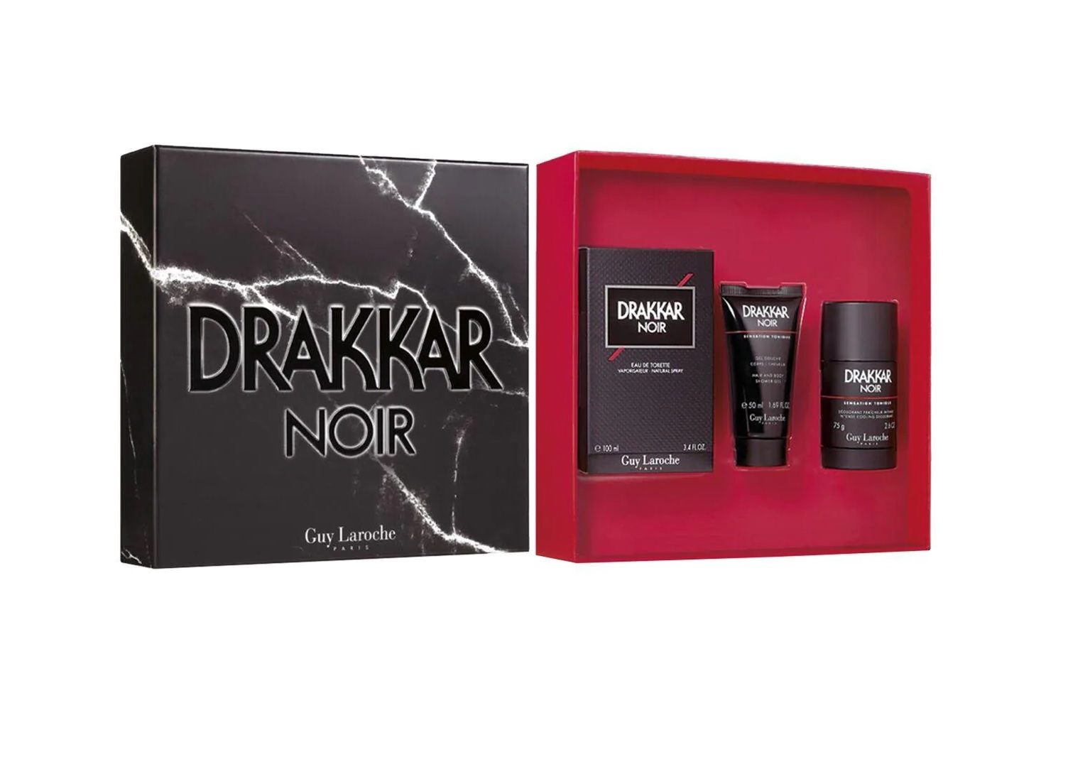 Perfume Set Drakkar 3pzs EDT 100ml/shower gel 50ml/Desodorante 75g