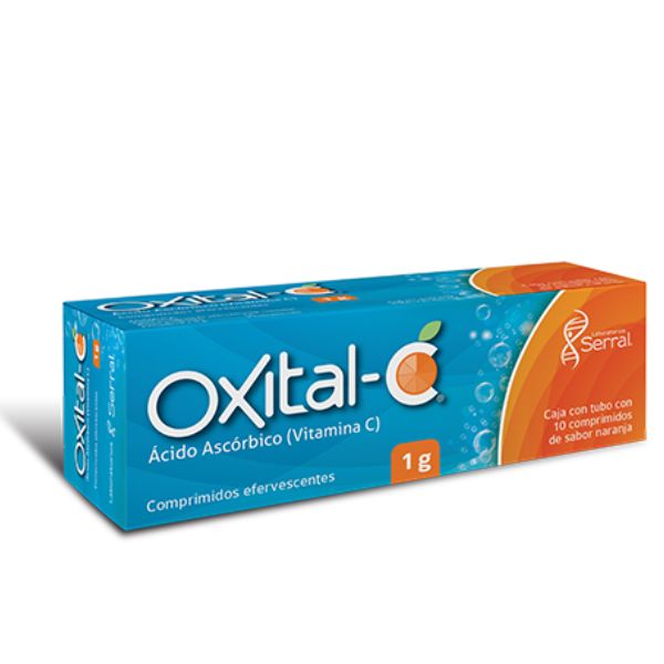 Oxital-C Acido Ascorbico 1 g Vitamina C Efervecente