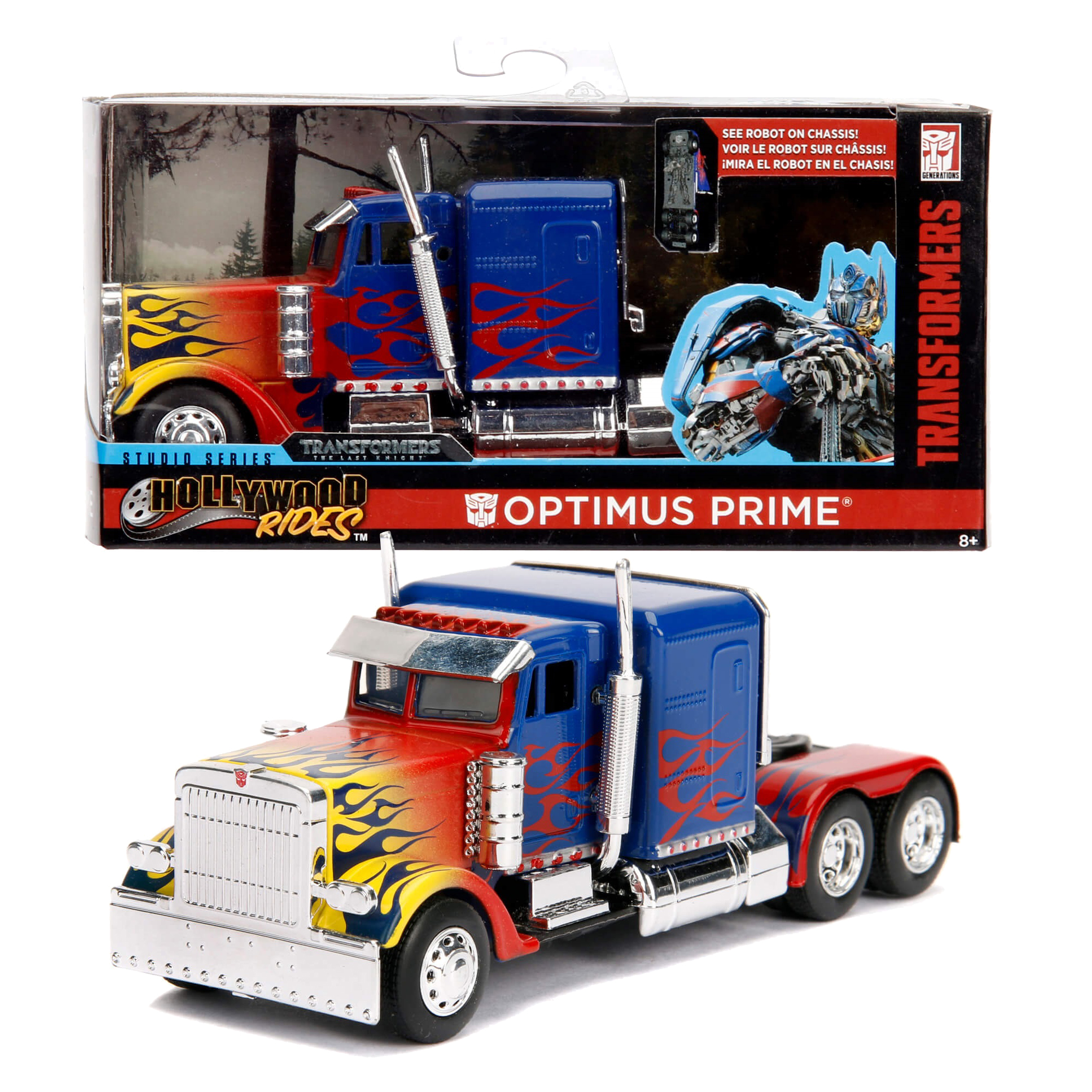 Optimus Prime T1 Trailer Transformers Jada Toys Escala 1:32