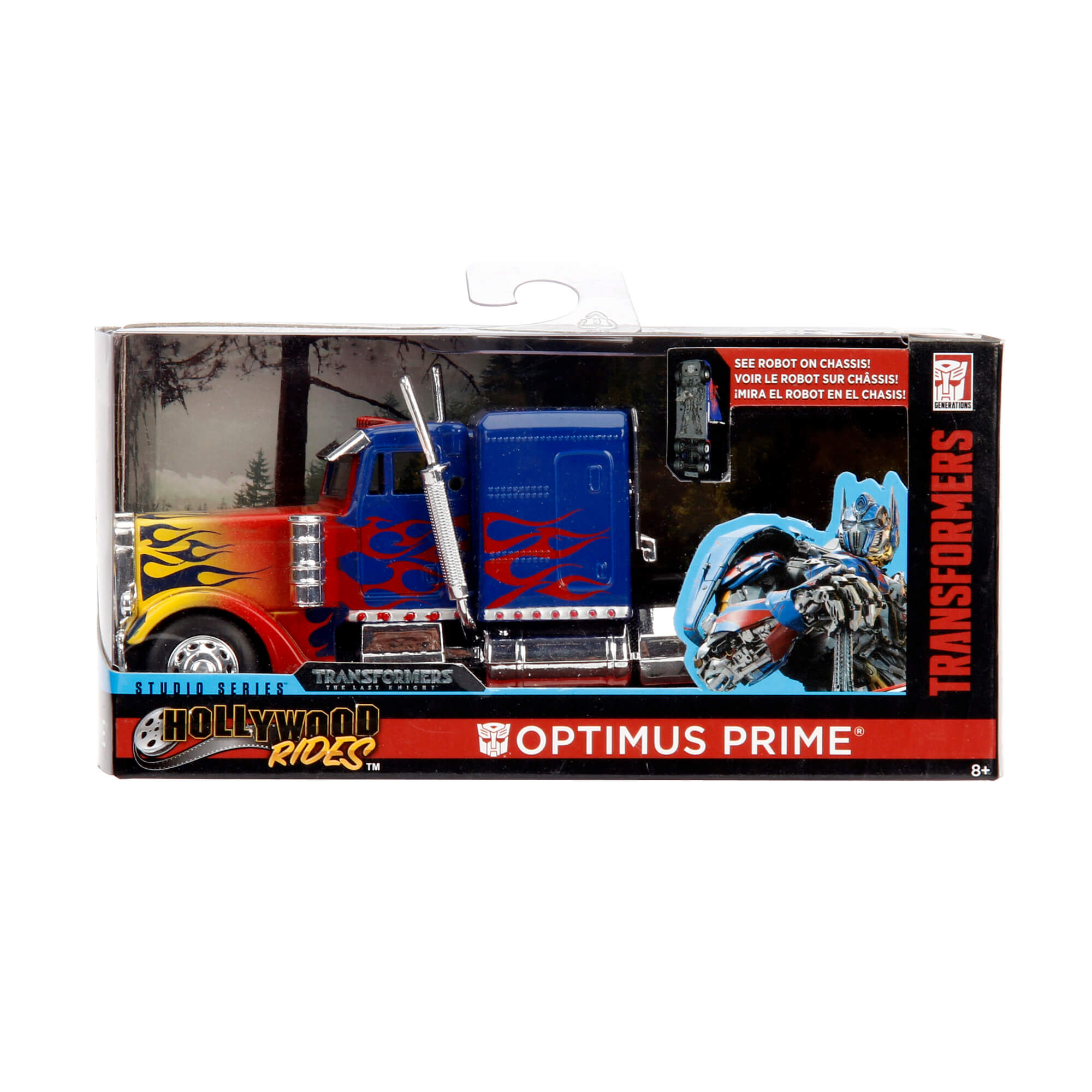 Optimus Prime T1 Trailer Transformers Jada Toys Escala 1:32