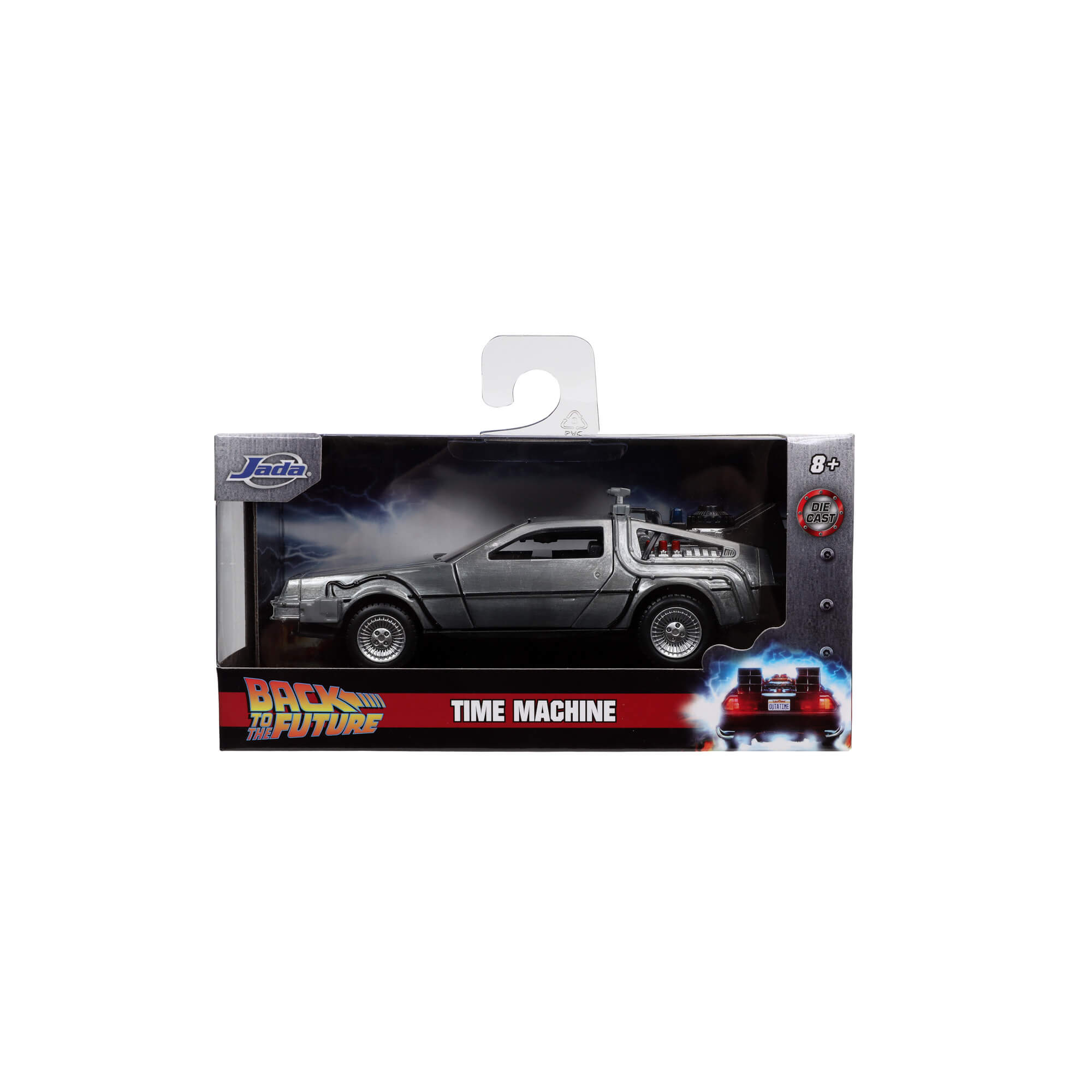 Back to the Future Delorean 1 Time Machine VOLVER AL FUTURO Jada Toys Escala 1:32