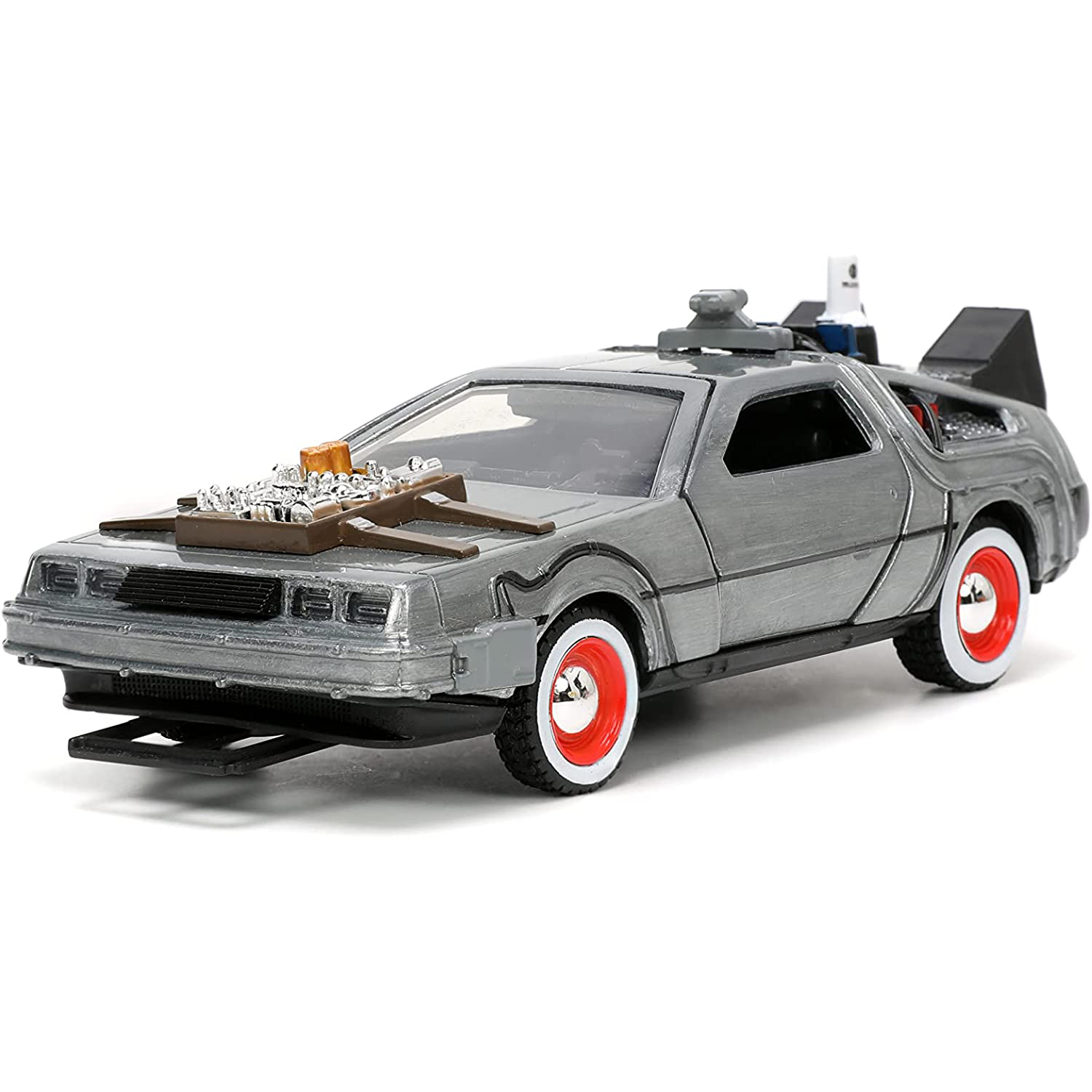 Back to the Future Delorean 3 Time Machine VOLVER AL FUTURO Jada Toys Escala 1:32