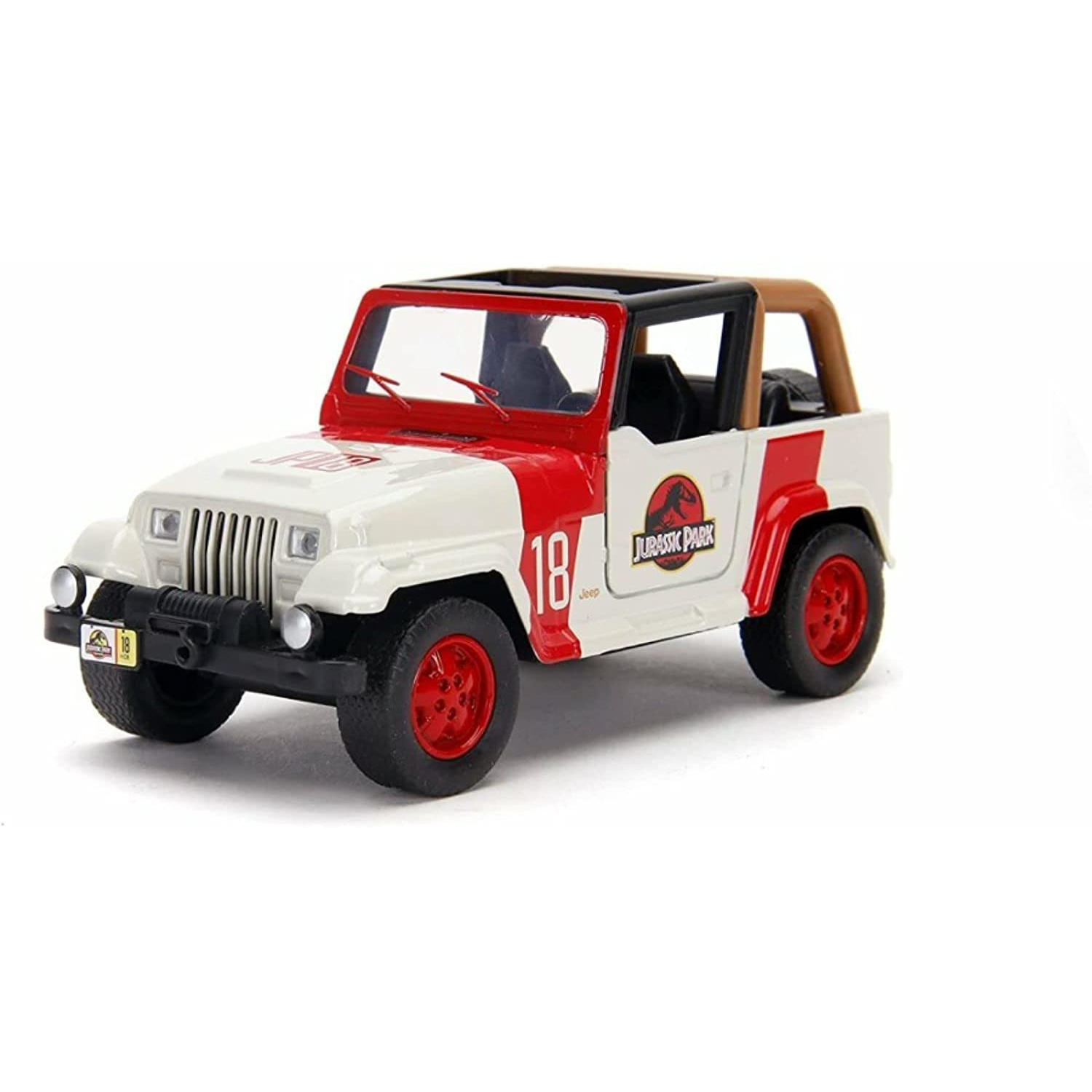 Jeep Wrangler Jurassic Park Jurassic World Jada Toys Escala 1:32 