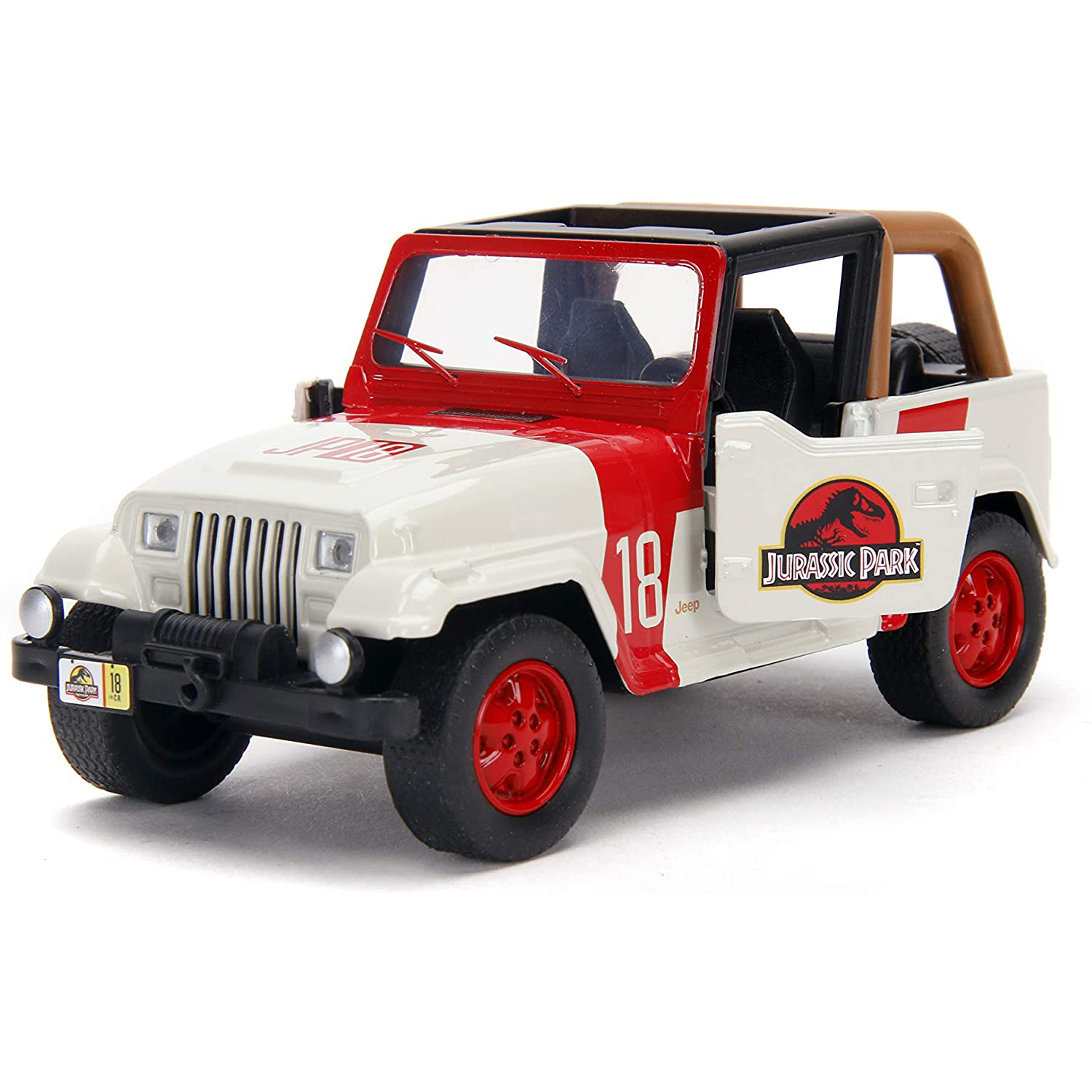 Jeep Wrangler Jurassic Park Jurassic World Jada Toys Escala 1:32 