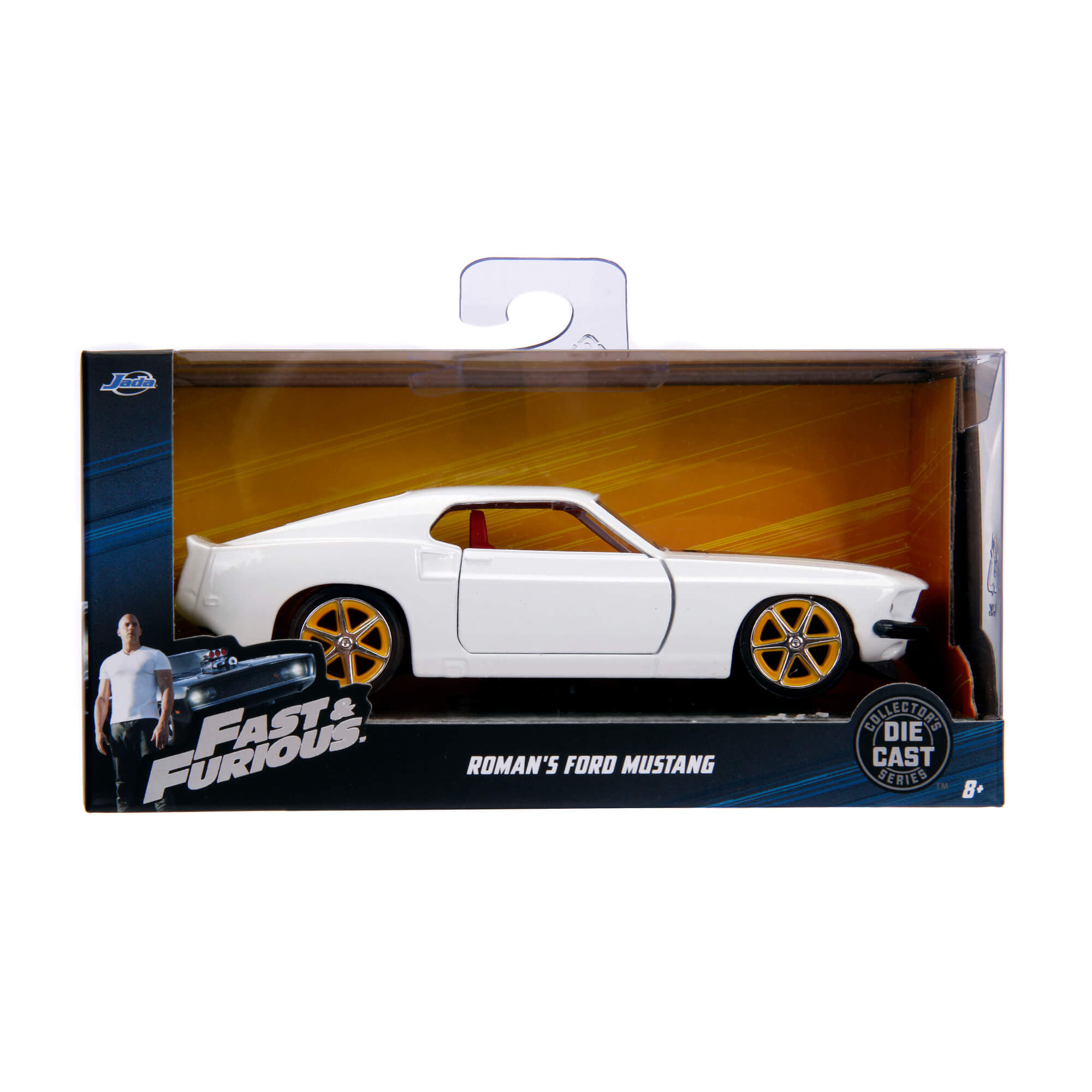 Roman 1969 Ford Mustang Rapido y Furioso Jada Toys Escala 1:32 