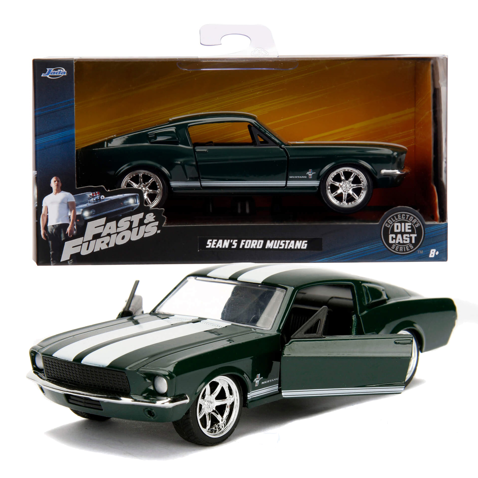 Jada Toys Fast & Furious Collection: Sean's 1967 Ford Mustang 1/32 Scale