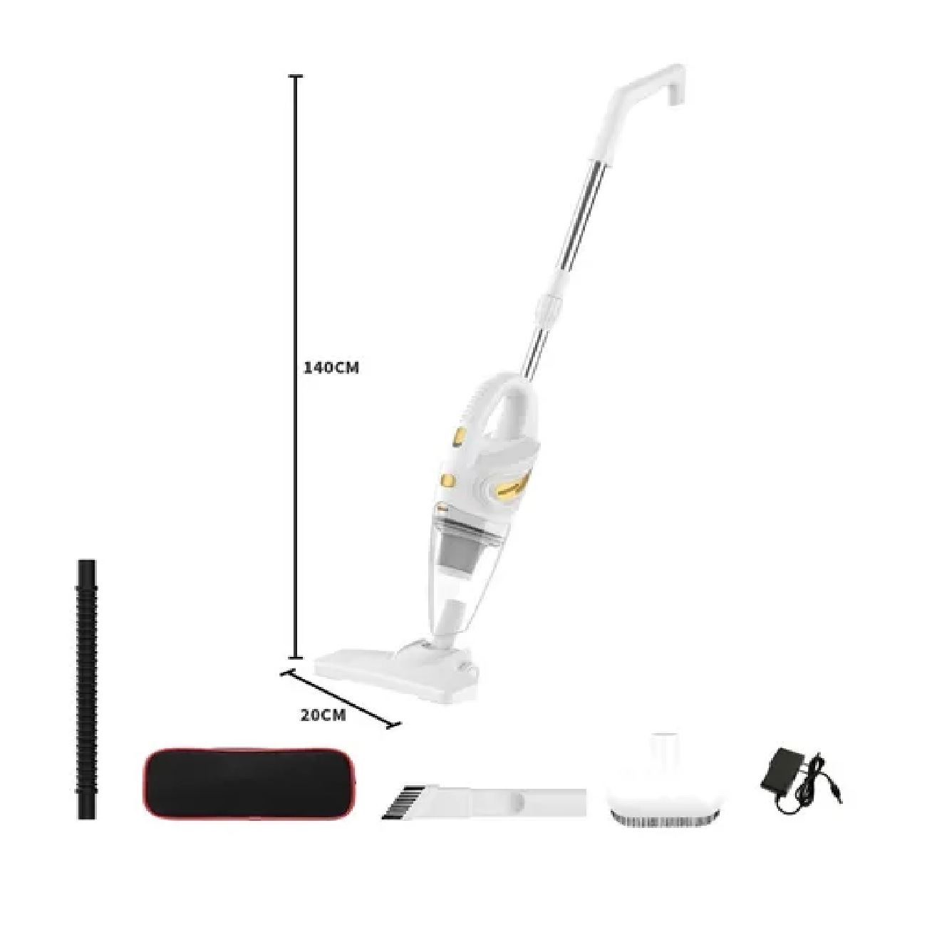 Aspiradora Inalambrica Aspirador Mano Portátil Dos En Uno Blanco