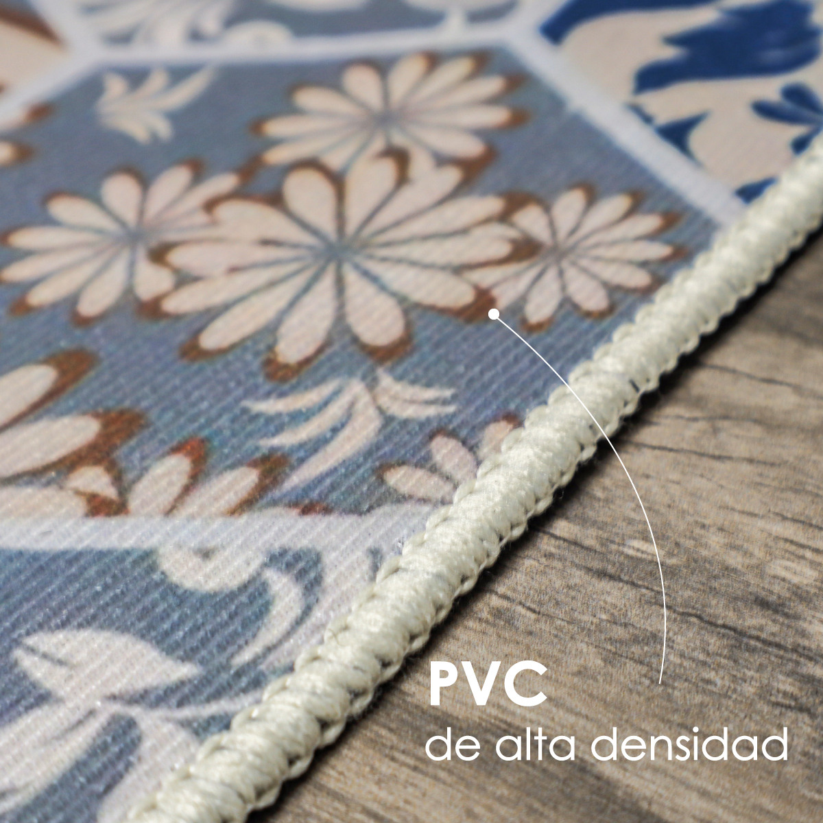 Tapete De Cocina 2 Piezas Impermeable Antideslizante Mosaico