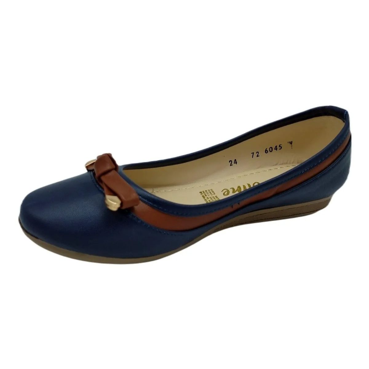 Zapato Ballerina Flat Casual Para Mujer Comodo Ligero 6045
