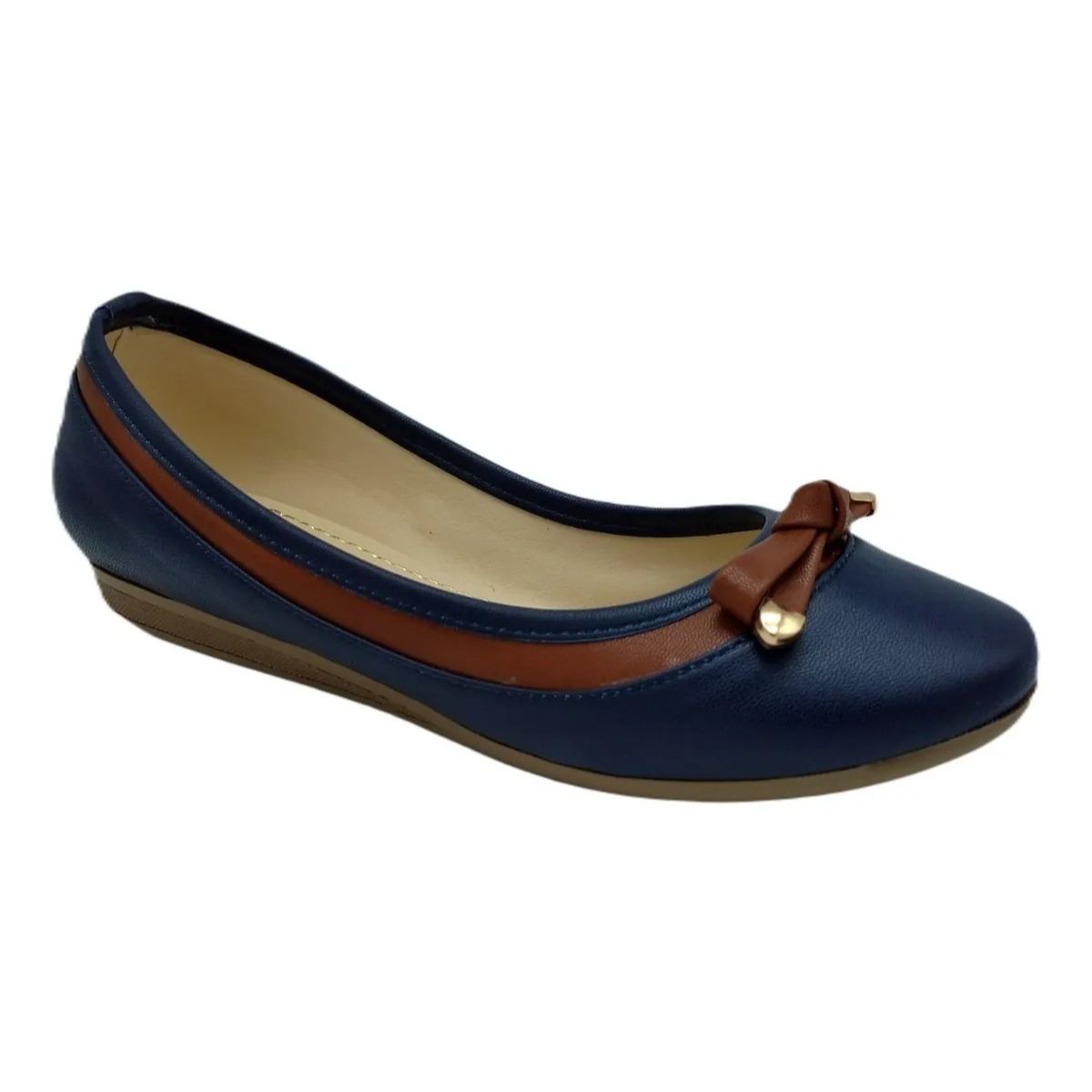 Zapato Ballerina Flat Casual Para Mujer Comodo Ligero 6045
