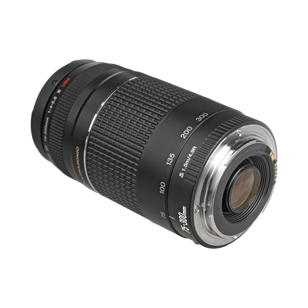 Lente Canon EF 75-300mm f/4-5.6 III USM Ultrasonic (Reacondicionado Grado A)
