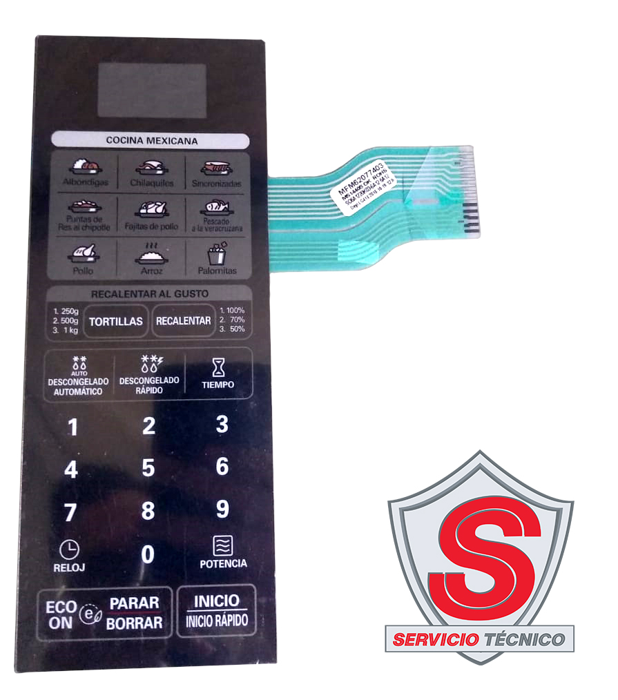 Membrana Mfm62077403 Original Para Horno Microondas LG