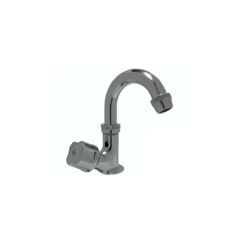 Llave Individual Lavabo Cromo Rugo