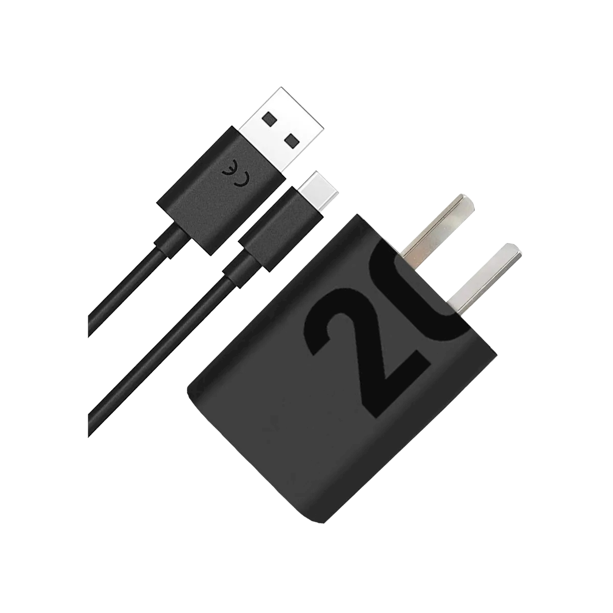 Cargador de Pared Turbo Power 20w + Cable TC2 1M 2022 Motorola Original