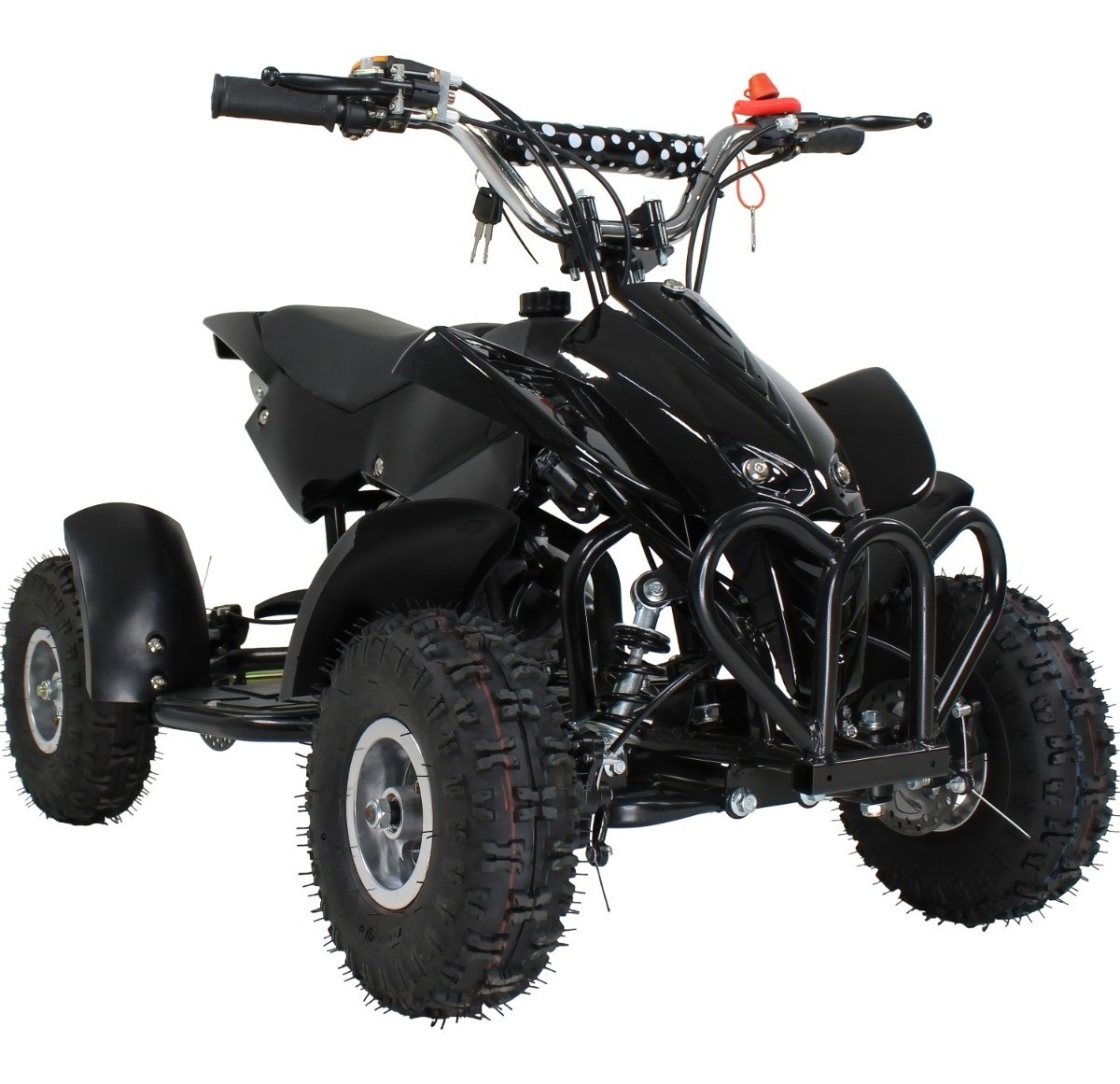 Cuatrimoto ATV Niños Motor A Gasolina 49cc Con Parrillas Roja