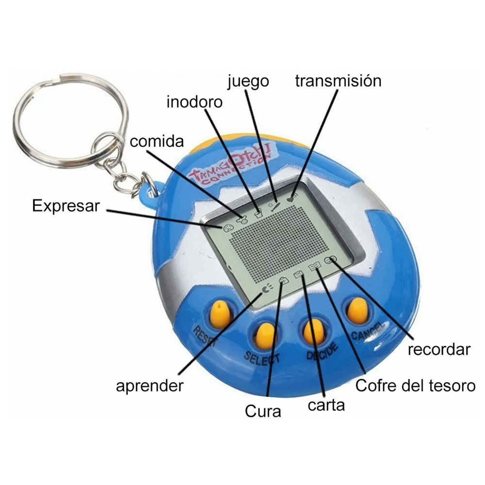 Huevos Tamagotchi Mascota Virtual Juguete Digital Juego Led