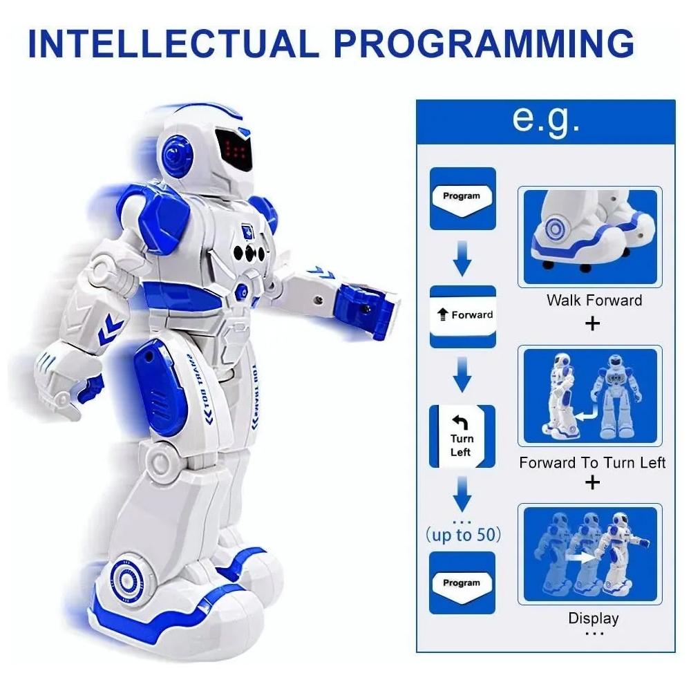 Robot Inteligente A Control Remoto, Juguete Didáctico