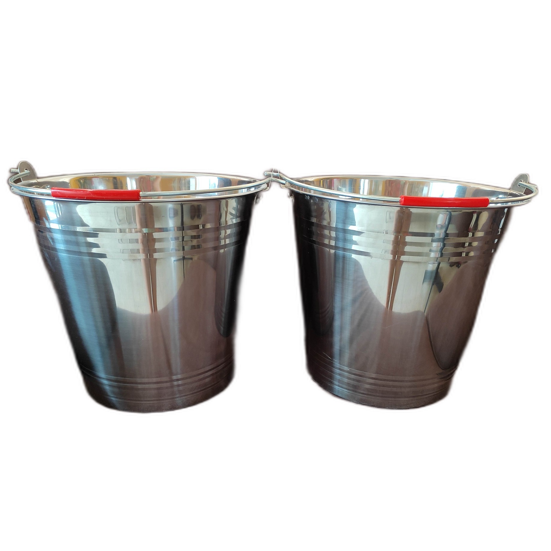 Cubetas en Acero Inoxidable con Capacidad 5 Litros - 2 Piezas