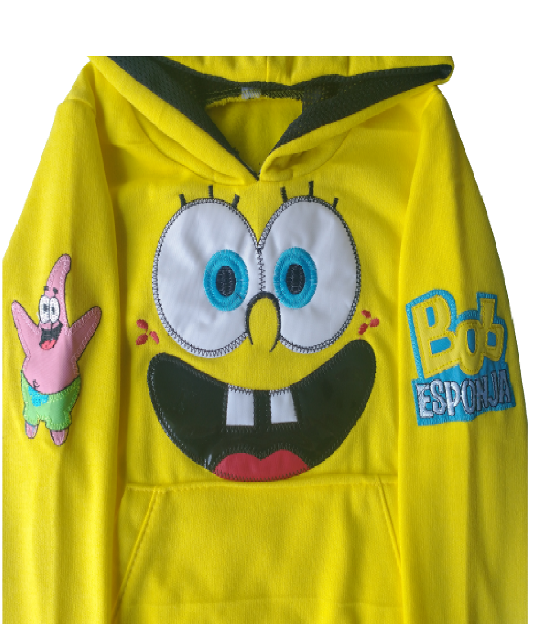 PANTS CONJUNTO BOB ESPONJA BORDADO EN FELPA 