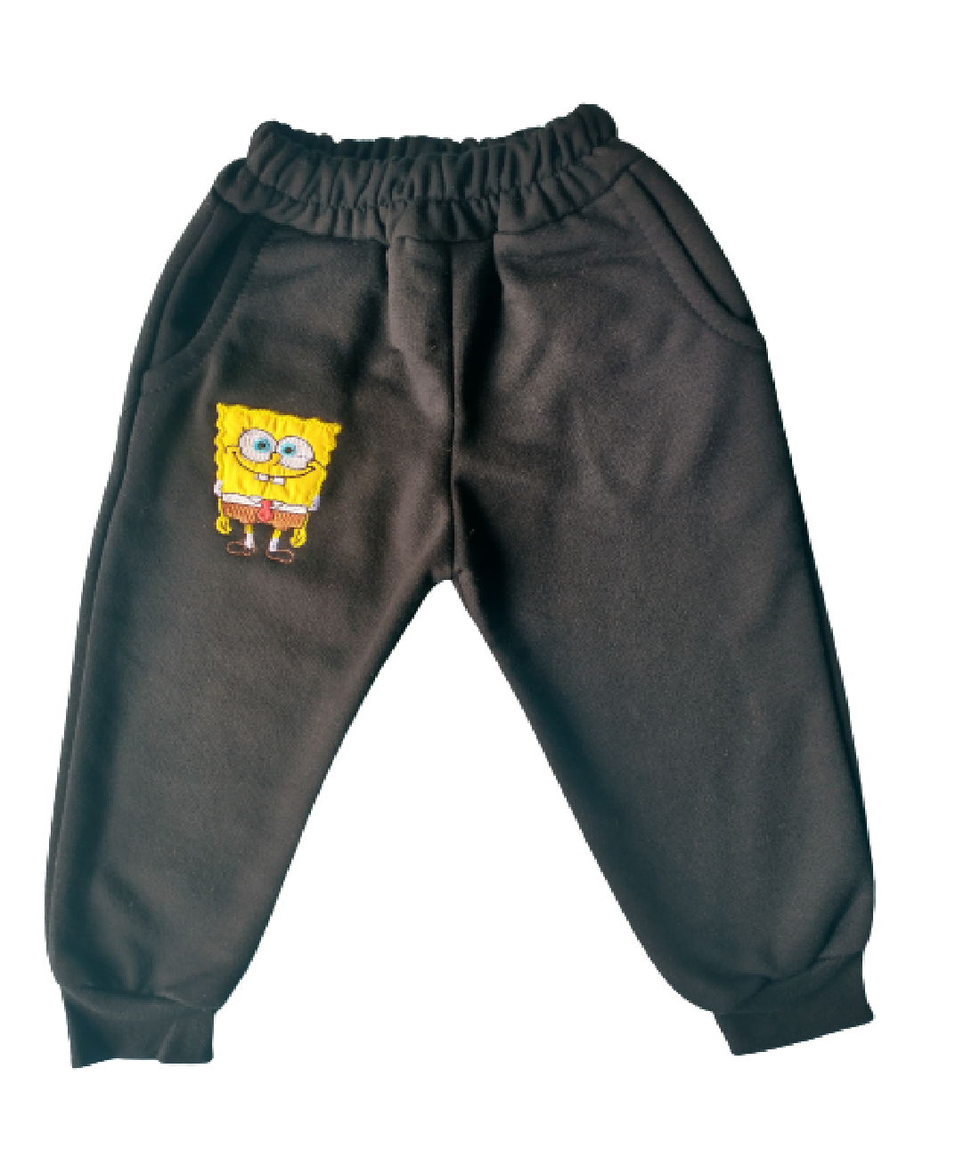 PANTS CONJUNTO BOB ESPONJA BORDADO EN FELPA 