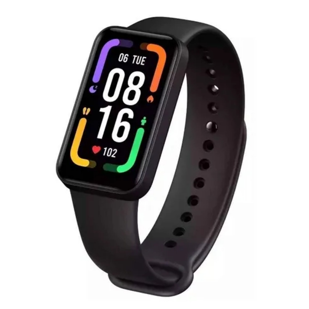 Xiaomi Redmi Smart Band Pro 1.47" caja de nailon reforzado con fibra de vidrio negra, malla negra de tpu
