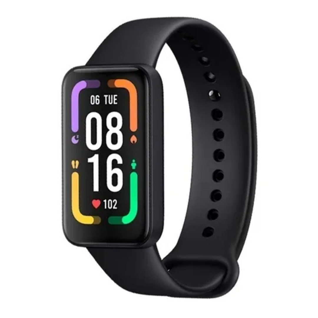 Xiaomi Redmi Smart Band Pro 1.47" caja de nailon reforzado con fibra de vidrio negra, malla negra de tpu