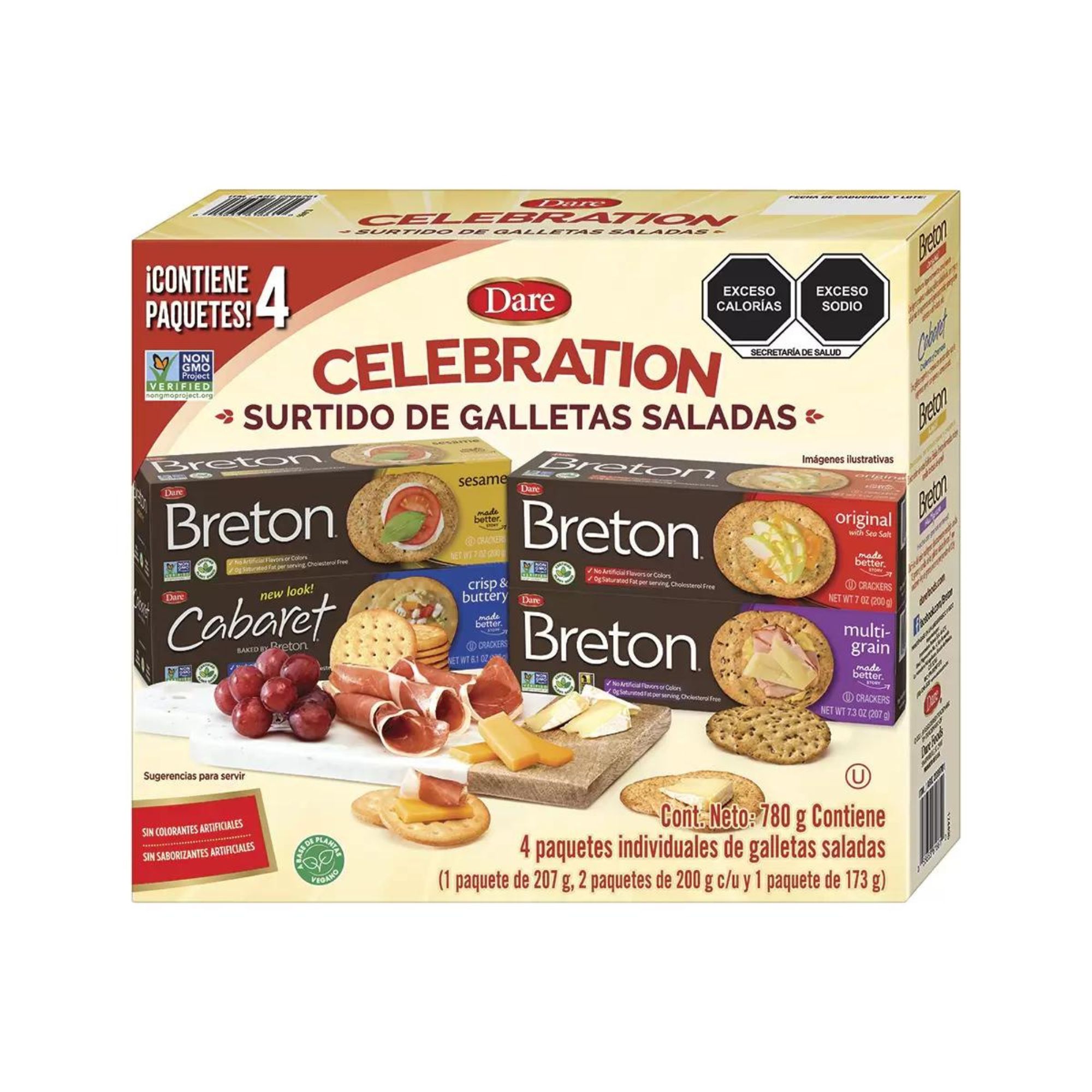Surtido de Galletas Saladas Dare Celebration 780g