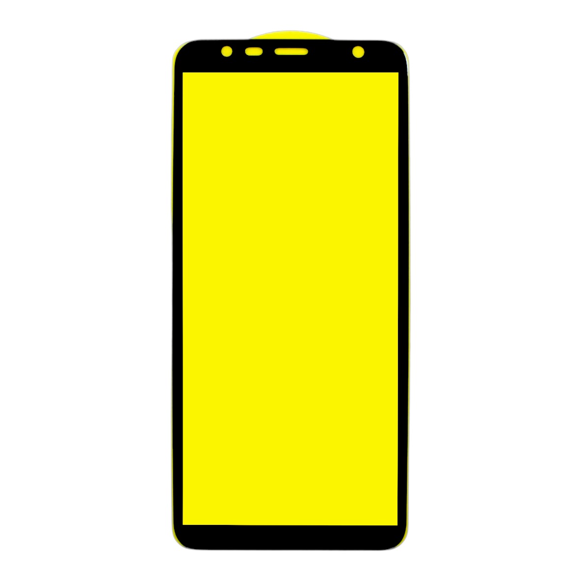 Protector de Pantalla Mica Cristal 9D para Samsung GALAXY A6 PLUS 2018 ( A6+ ) con Marco Color Negro