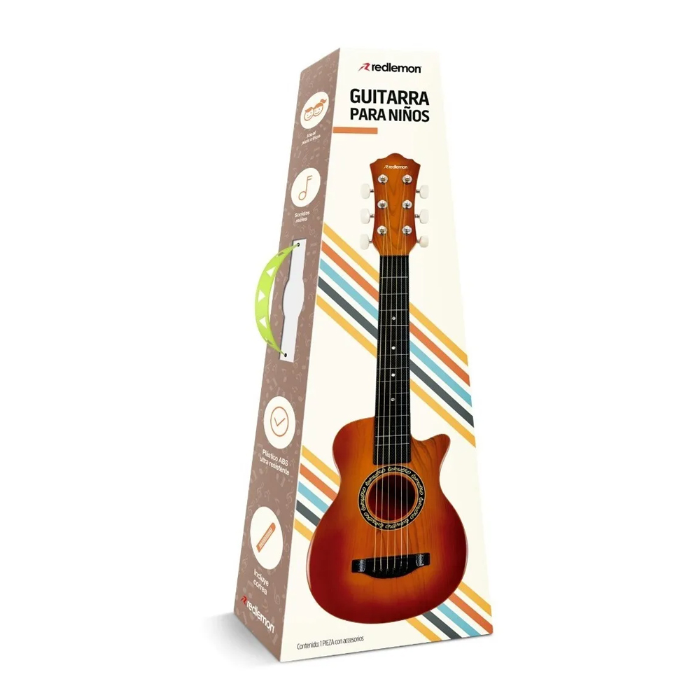 Guitarra Para Ninos De 4 A 12 Anos Juguete Regalo Redlemon