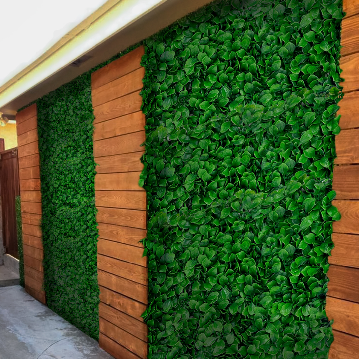 50 Piezas Follaje Artificial 40x60 Cm Muro Verde Sintetico Boxwood