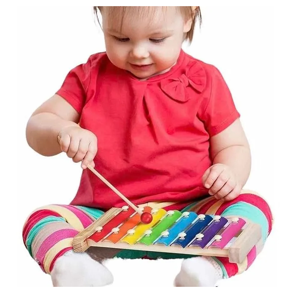 Xilofono Infantil Madera Didactico 8 Notas Montessori 
