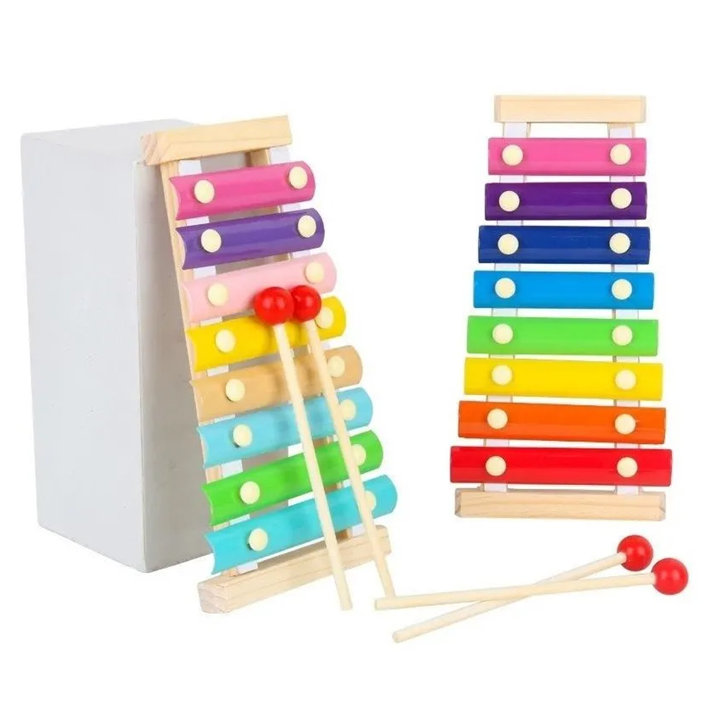 Xilofono Infantil Madera Didactico 8 Notas Montessori 
