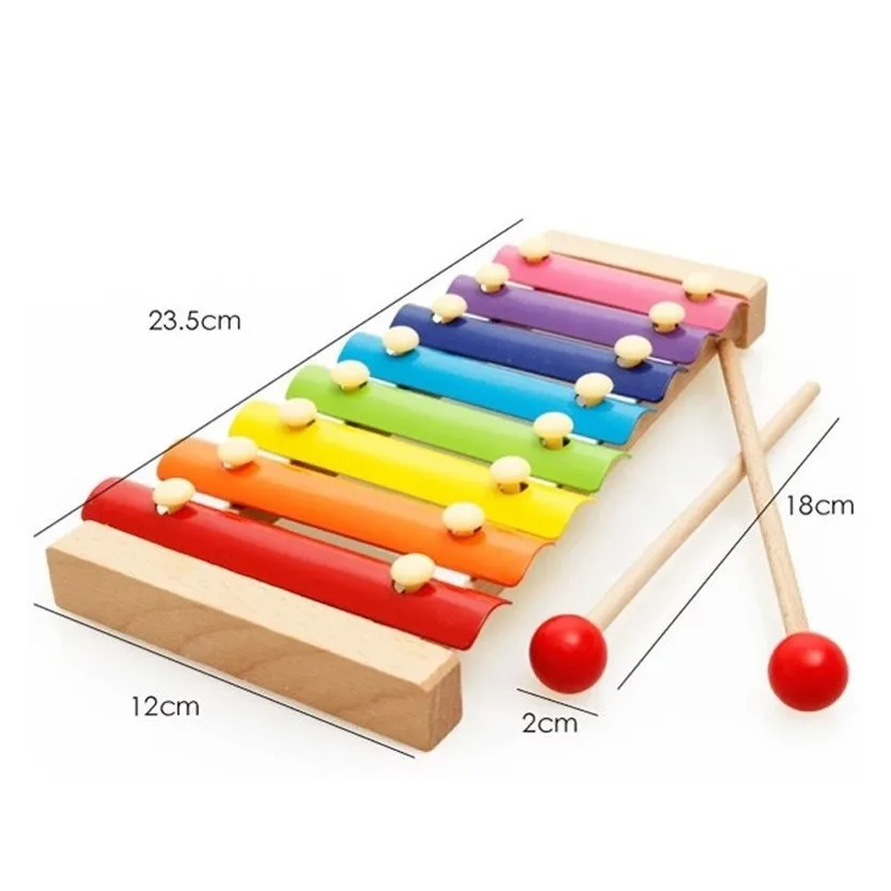 Xilofono Infantil Madera Didactico 8 Notas Montessori 