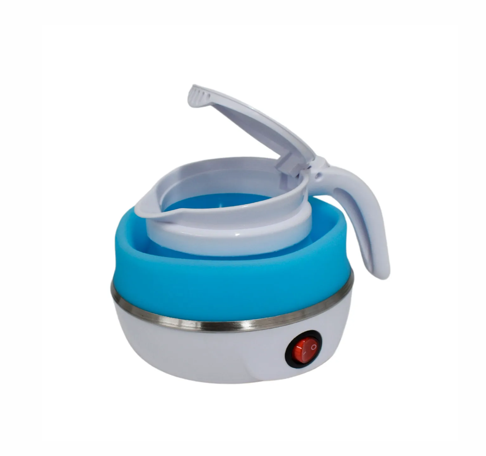 Tetera Jarra eléctrica portátil y plegable de silicona 800ml 