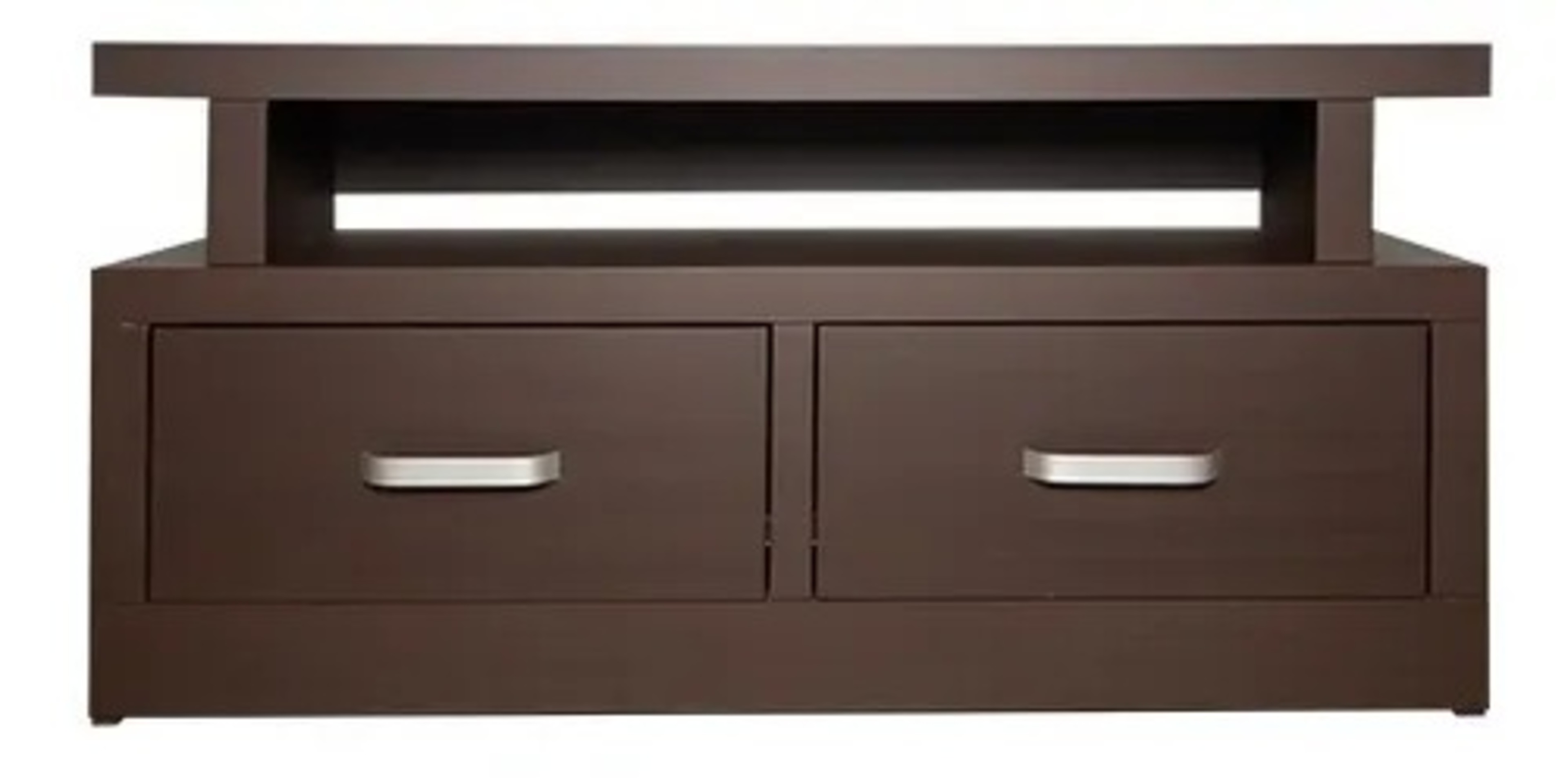 Mesa para tv pantalla consolas con cajones Fashion nogal R21