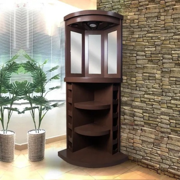 Cantina esquinera mueble bar estancia cava Tannat nogal R21